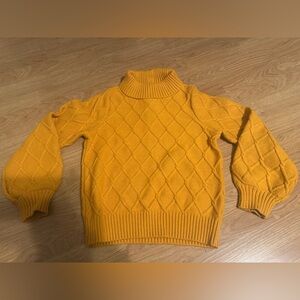 Janie and Jack Golden Knit Sweater